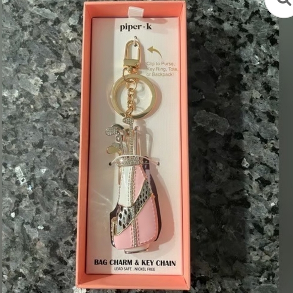 Piper K Golf Bag Purse Charm - Picture 11 of 13